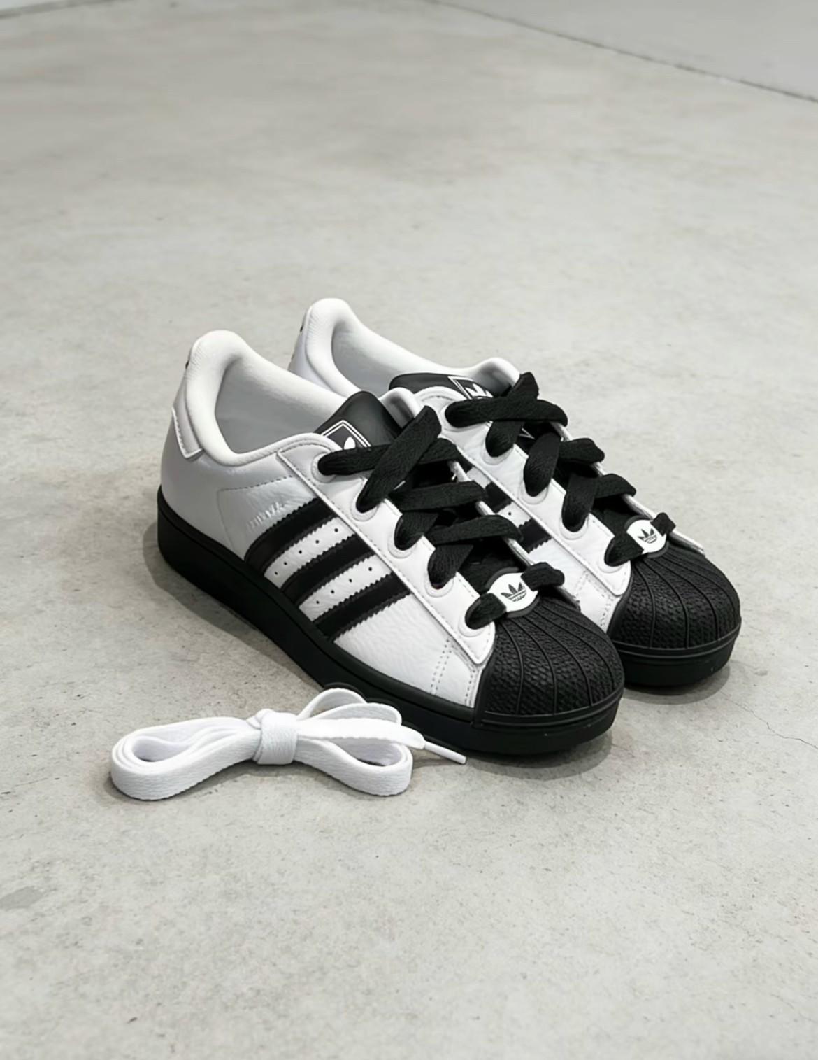 cleanfit时髦运动风 阿迪二代贝壳头黑白🐼